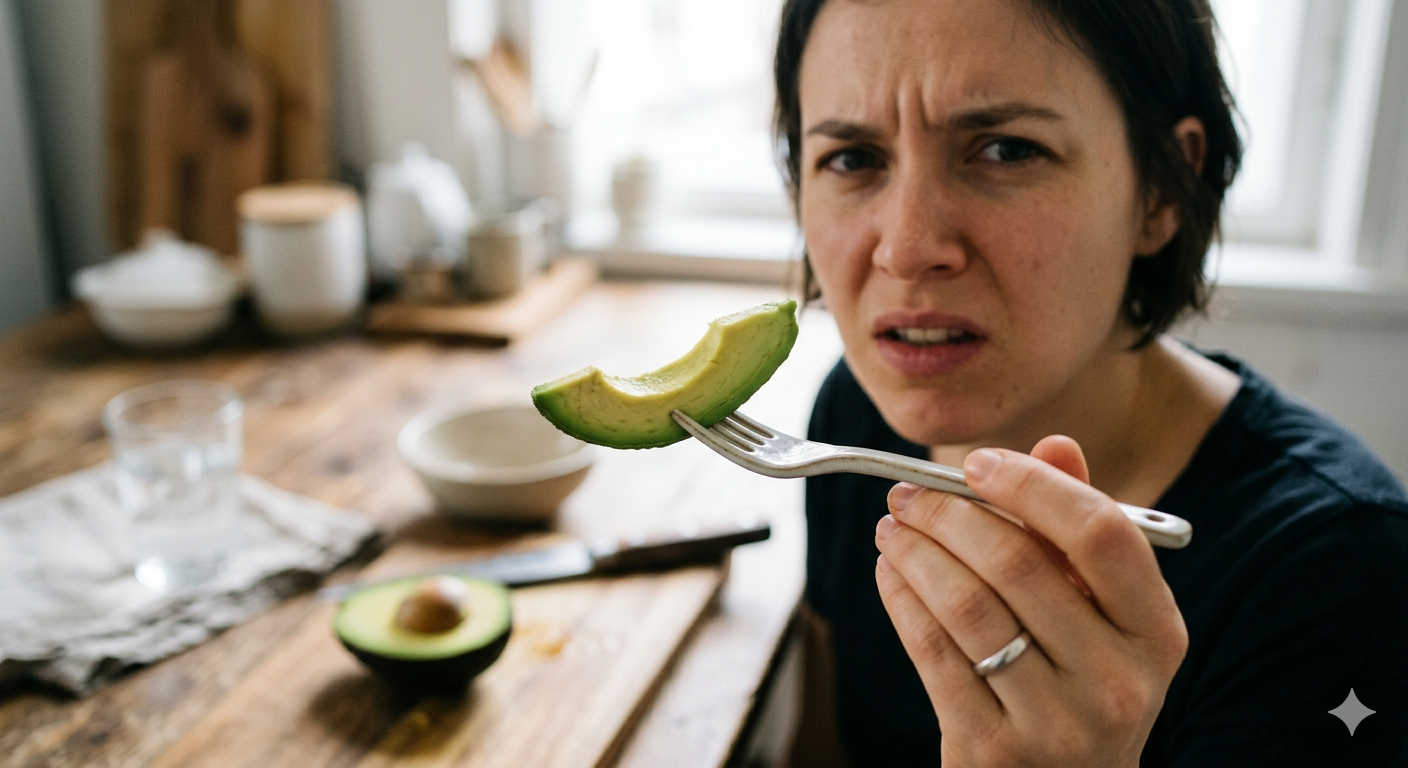 El aguacate no sabe a nada