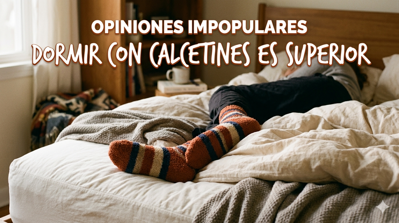 Dormir con calcetines es superior