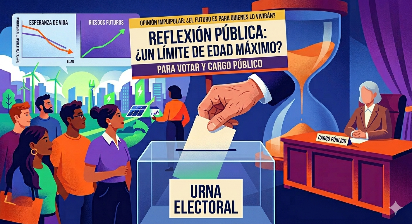 Debería haber un límite de edad máximo para votar y ocupar cargos públicos